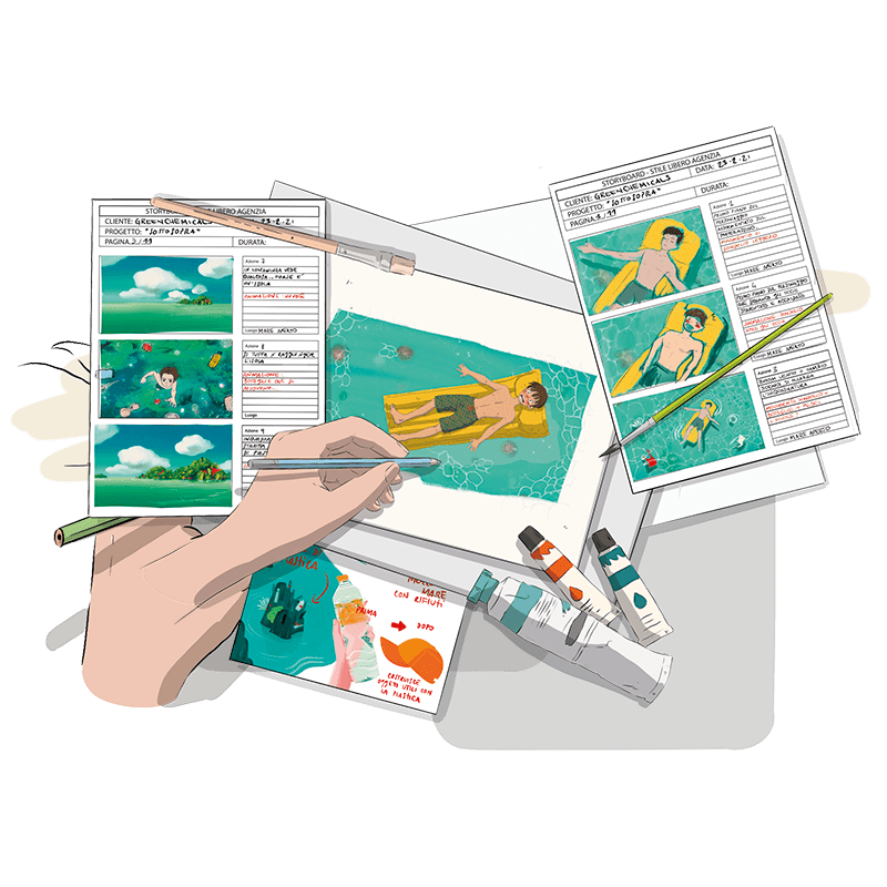 Storyboard video animato_stile libero